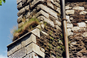 12_Badly decayed stonework awaiting repair in 2002
